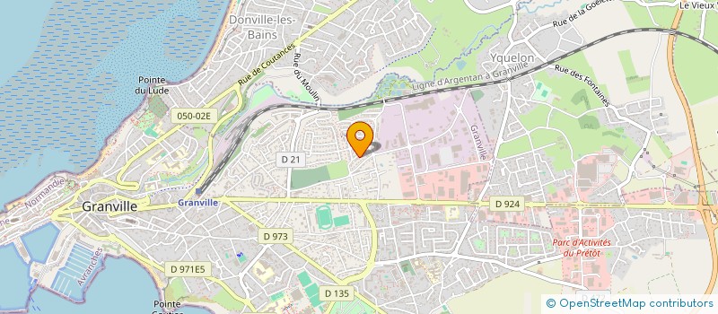 localisation de l'entreprise VERAZUR  GRANVILLE