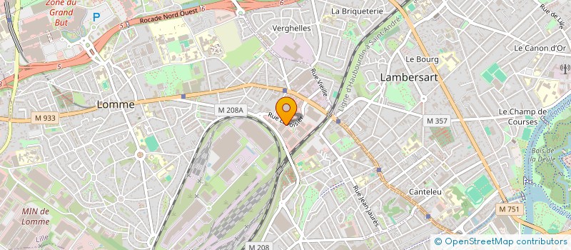 localisation de l'entreprise VERBAERE RACING EXPERIENCE à LILLE