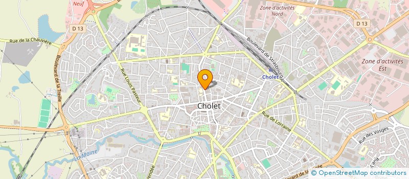 localisation de l'entreprise VERBAH à CHOLET