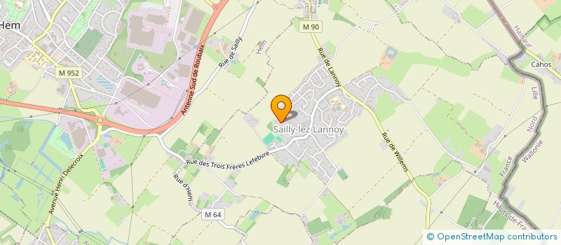 localisation de l'entreprise VERBAND  SAILLY-LEZ-LANNOY