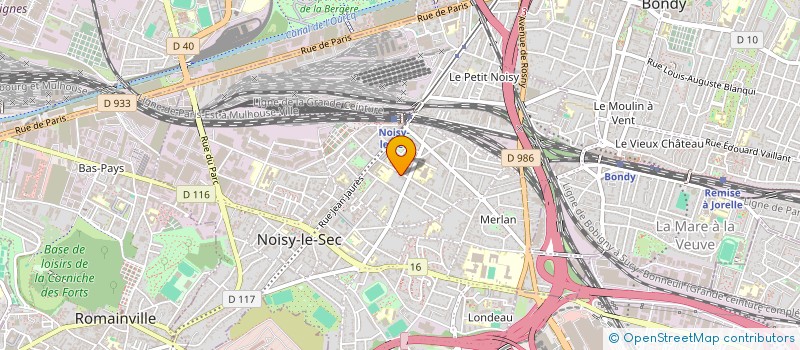 localisation de l'entreprise VERBAT à NOISY-LE-SEC