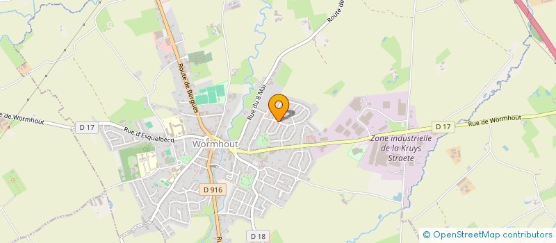 localisation de l'entreprise VERBAT à HOUTKERQUE