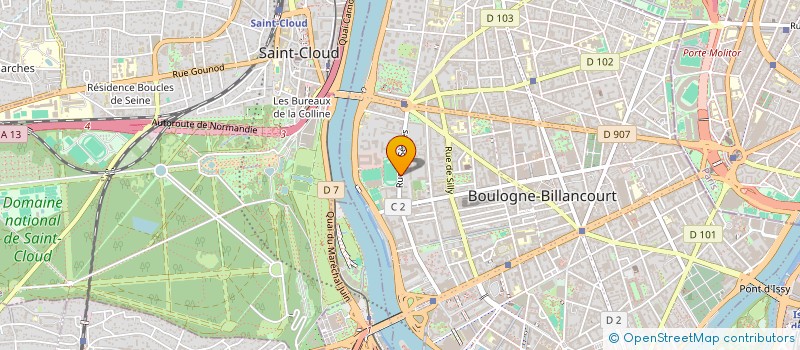 localisation de l'entreprise VERBAT à BOULOGNE-BILLANCOURT
