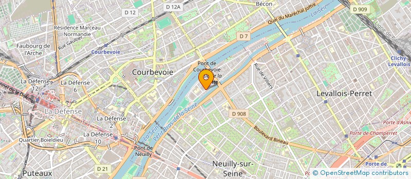 localisation de l'entreprise VERBATEAM à LEVALLOIS-PERRET