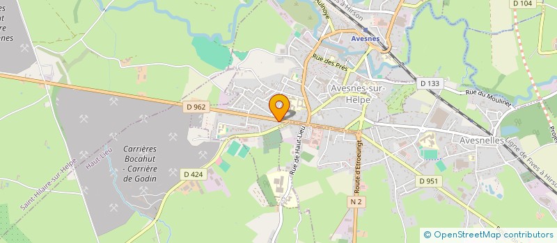 localisation de l'entreprise VERBATFER à AVESNELLES