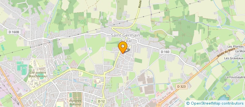 localisation de l'entreprise VERBATI à LA FLECHE
