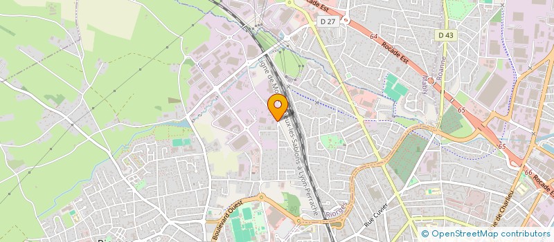 localisation de l'entreprise VERBE à RIORGES
