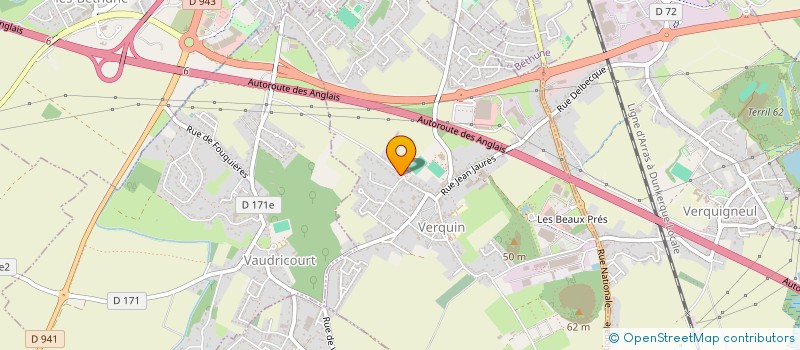 localisation de l'entreprise VERBECQGM  VERQUIN