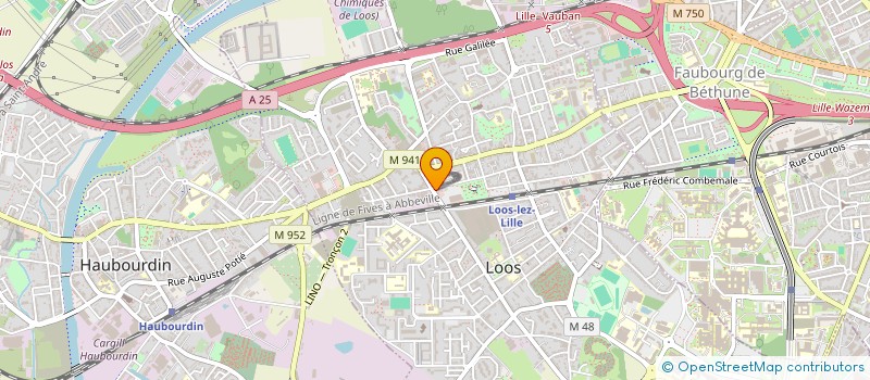 localisation de l'entreprise VERBER  LOOS