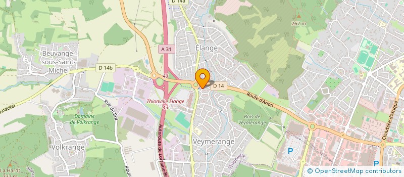 localisation de l'entreprise VERBERLEY à THIONVILLE