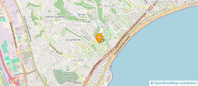 localisation de l'entreprise VERBES D ETATS à NICE