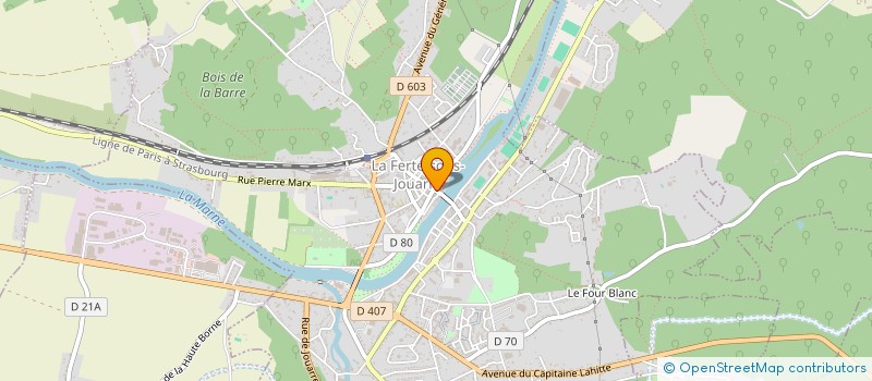 localisation de l'entreprise VERBODIS  LA FERTE-SOUS-JOUARRE