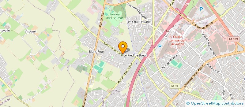 localisation de l'entreprise VERBOIS à RONCQ