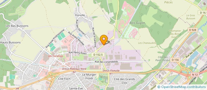 localisation de l'entreprise VERBOOM à DREUX
