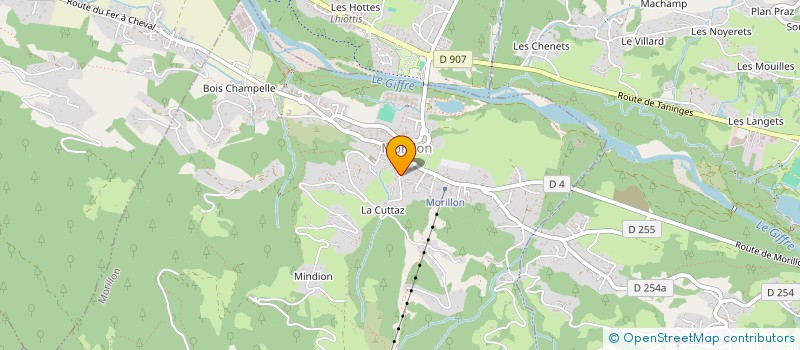 localisation de l'entreprise VERCEFI  MORILLON