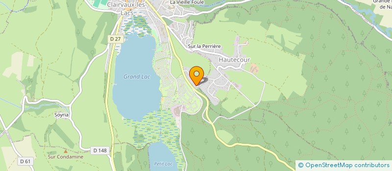 localisation de l'entreprise VERCELLI GROUP  CLAIRVAUX-LES-LACS