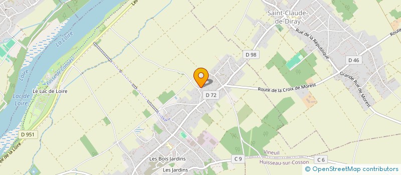 localisation de l'entreprise VERCHRIS à VINEUIL