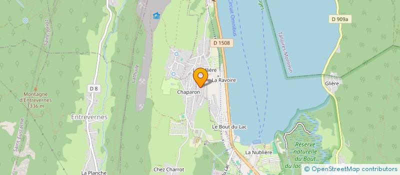 localisation de l'entreprise VERCHY à DOUSSARD