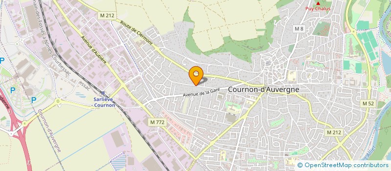 localisation de l'entreprise VERCINGETO'RAID à COURNON-D'AUVERGNE
