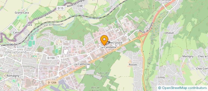 localisation de l'entreprise VERCLAIR FRANCE  VILLE-LA-GRAND