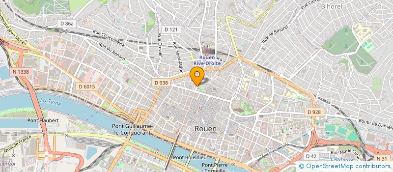 localisation de l'entreprise VERCO à ROUEN