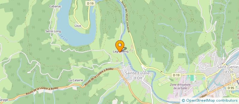 localisation de l'entreprise VERCONCEPT à SAINTE EULALIE D'OLT