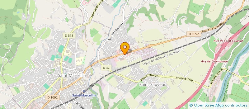 localisation de l'entreprise VERCORINE  SAINT-SAUVEUR