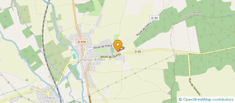 localisation de l'entreprise VERCORS 2000  LURY-SUR-ARNON