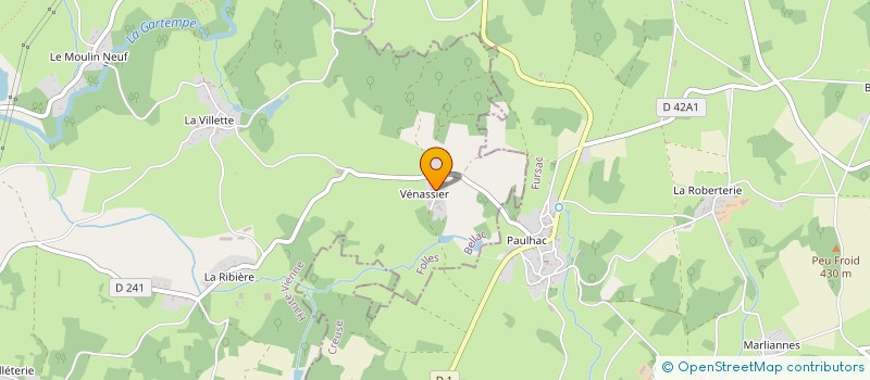 localisation de l'entreprise VERCORS à FOLLES
