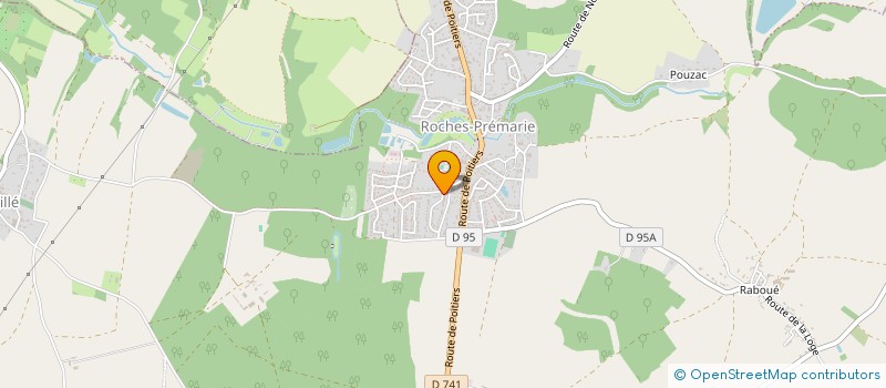 localisation de l'entreprise VERCORS  ROCHES-PREMARIE-ANDILLE