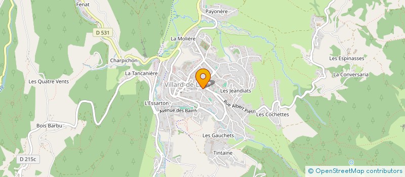 localisation de l'entreprise VERCORS AUDIO VIDEO à VILLARD-DE-LANS