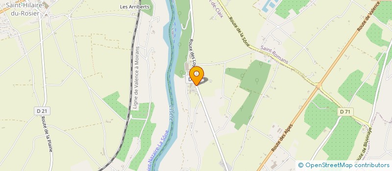 localisation de l'entreprise VERCORS BOIS EMBALLAGE à SAINT-JUST-DE-CLAIX
