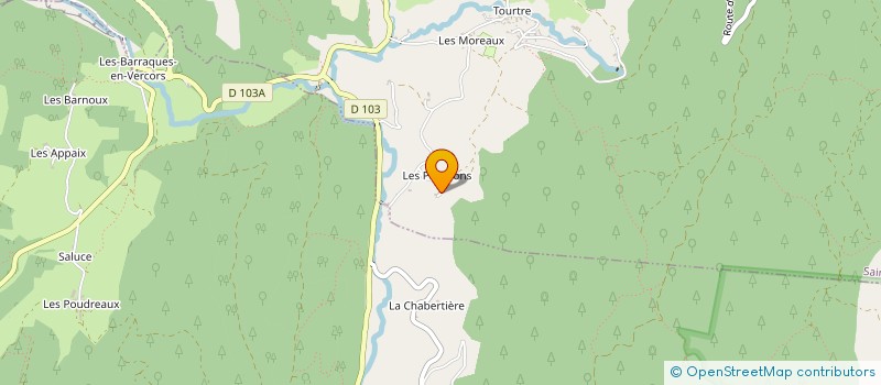 localisation de l'entreprise VERCORS CHAUFFAGE SANITAIRE  SAINT-AGNAN-EN-VERCORS