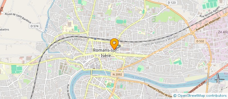 localisation de l'entreprise VERCORS CONDUITE à ROMANS-SUR-ISERE