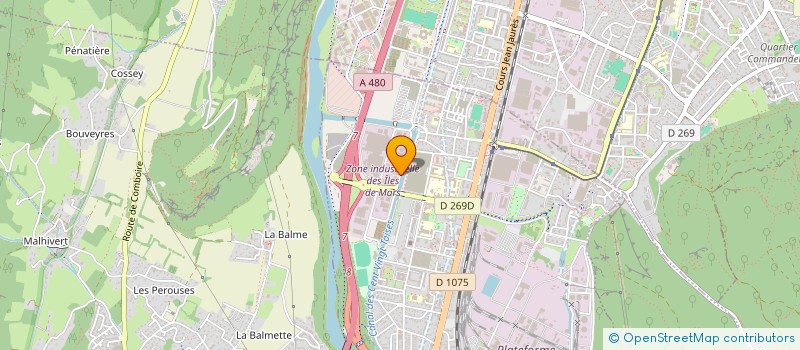 localisation de l'entreprise VERCORS DECO  LE PONT-DE-CLAIX