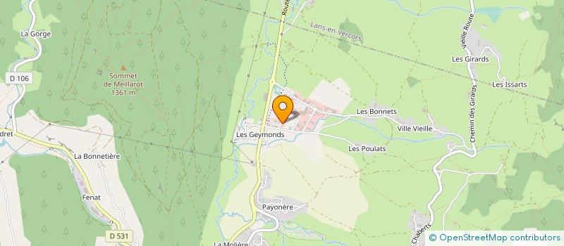 localisation de l'entreprise VERCORS DEMOLITION ET TRAVAUX PUBLICS à VILLARD-DE-LANS