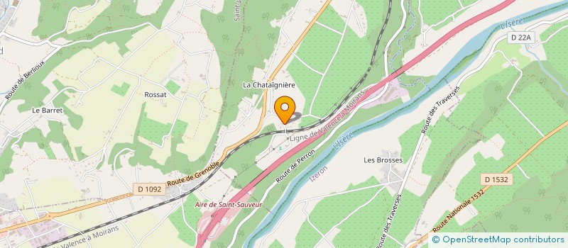 localisation de l'entreprise VERCORS FERMETURES  TECHE