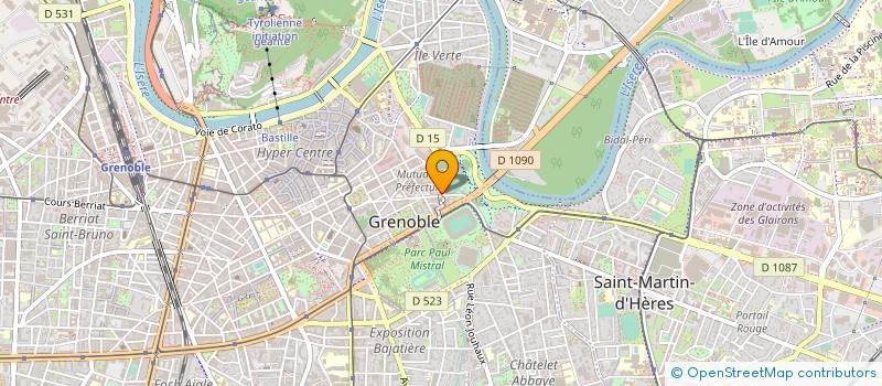 localisation de l'entreprise VERCORS IMMOBILIER  GRENOBLE