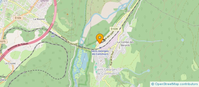 localisation de l'entreprise VERCORS LAMES  SAINT-GEORGES-DE-COMMIERS