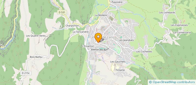 localisation de l'entreprise VERCORS LEVAGE  VILLARD-DE-LANS