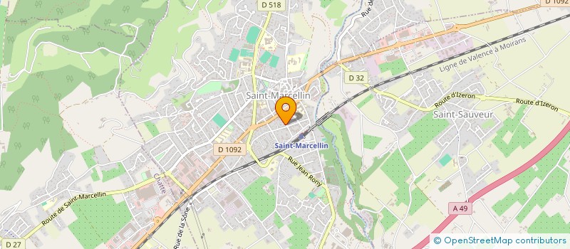 localisation de l'entreprise VERCORS PLUS  SAINT-MARCELLIN