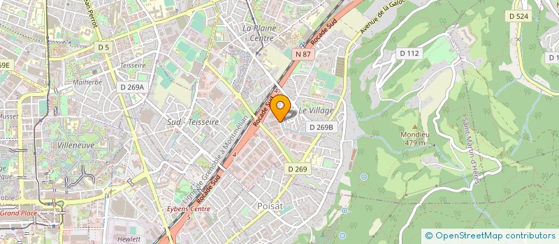 localisation de l'entreprise VERCORS SERRURERIE à DOMENE