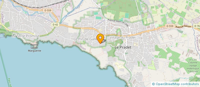 localisation de l'entreprise VERCORS STUDIO  LE PRADET