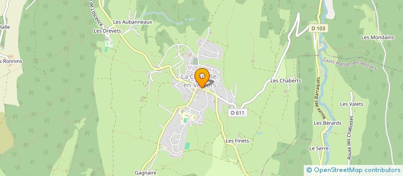 localisation de l'entreprise VERCORS SUD IMMO à LA CHAPELLE-EN-VERCORS
