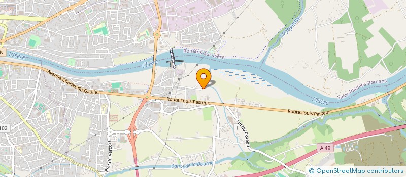 localisation de l'entreprise VERCORS VISIO  CHATUZANGE-LE-GOUBET