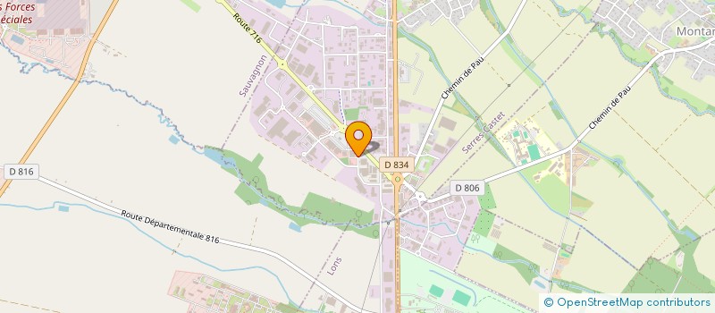 localisation de l'entreprise VERCORT  SERRES-CASTET