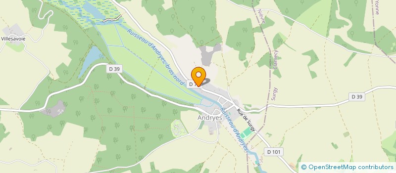 localisation de l'entreprise VERCOUTERE  ANDRYES