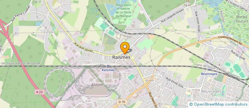 localisation de l'entreprise VERCUCQUE-HUMEZ  RAISMES