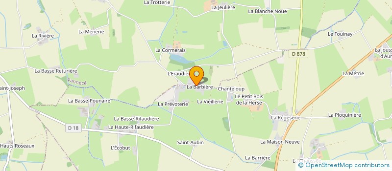 localisation de l'entreprise VERDAIS ENERGIES  TRANS-SUR-ERDRE