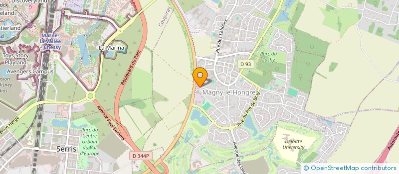 localisation de l'entreprise VERDAL  MAGNY-LE-HONGRE